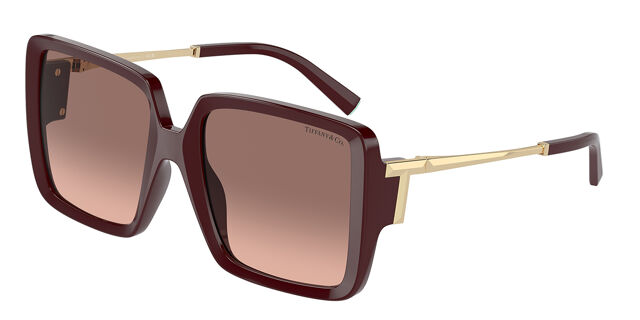 Tiffany & Co. TF4212U 838913 Square Burgundy Sunglasses  display picture 2