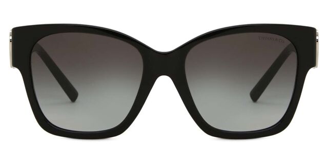 Tiffany & Co. Classic Black Sunglasses TF4242D Tiffany Sunglasses 8055S4 Black On Tiffany Blue  main image 2
