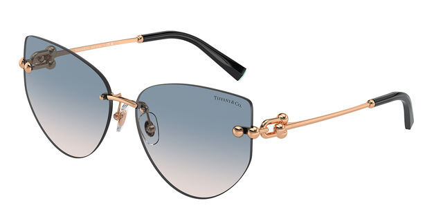 Tiffany & Co. Rose Gold Sunglasses Atlas:Round Sunglasses in Rose Gold-coloured Metal | Tiffany  main image 4