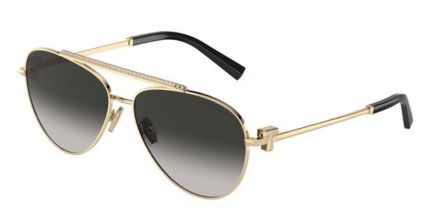 Tiffany & Co. TF3101B 60213C Pilot Pale Gold Sunglasses  display picture 3