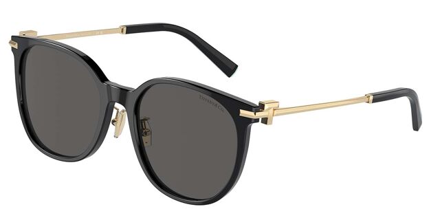 Tiffany & Co. Black and Gold Sunglasses with case Tiffany T:Deco Sunglasses in Black Acetate, Gold-colored  main image 2