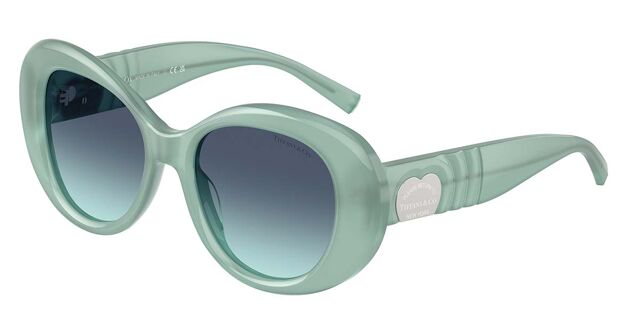 Tiffany & Co. TF4228 83739S Oval Opal Light Blue Sunglasses  display picture 1