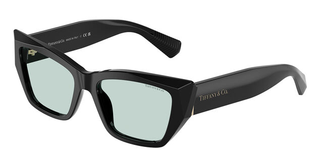 Tiffany & Co. Classic Black Sunglasses TF4242D Tiffany Sunglasses 8055S4 Black On Tiffany Blue  main image 4