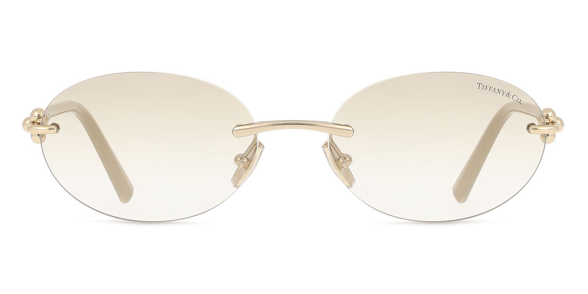 Tiffany & Co. オーバーサイズサングラス Tiffany & Co Eyewear オーバルフレーム サングラス | ブラック