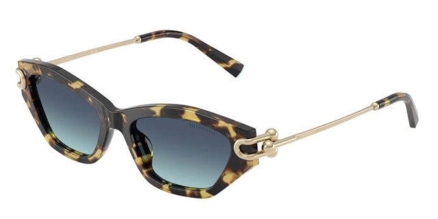 Tiffany & Co. TF4231U 80649S Cat Eye Yellow Tortoise  display picture 1