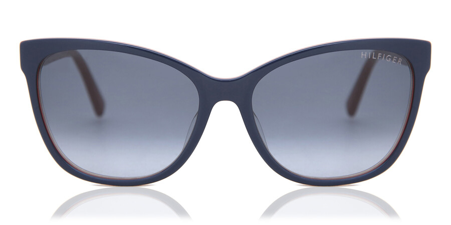 Rainy double about Tommy Hilfiger TH 1754/S 8RU Sunglasses in Blue Red | SmartBuyGlasses USA