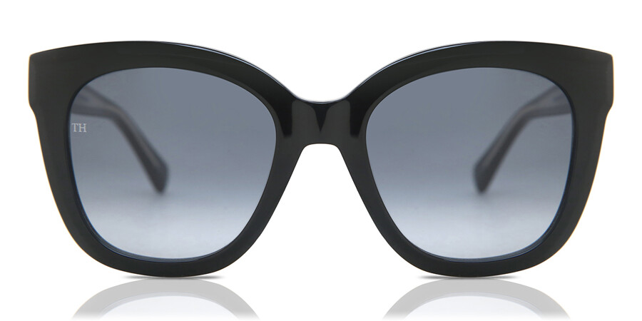 Whitney Mustache compile Tommy Hilfiger TH 1884/S 807/9O Sunglasses in Black | SmartBuyGlasses USA