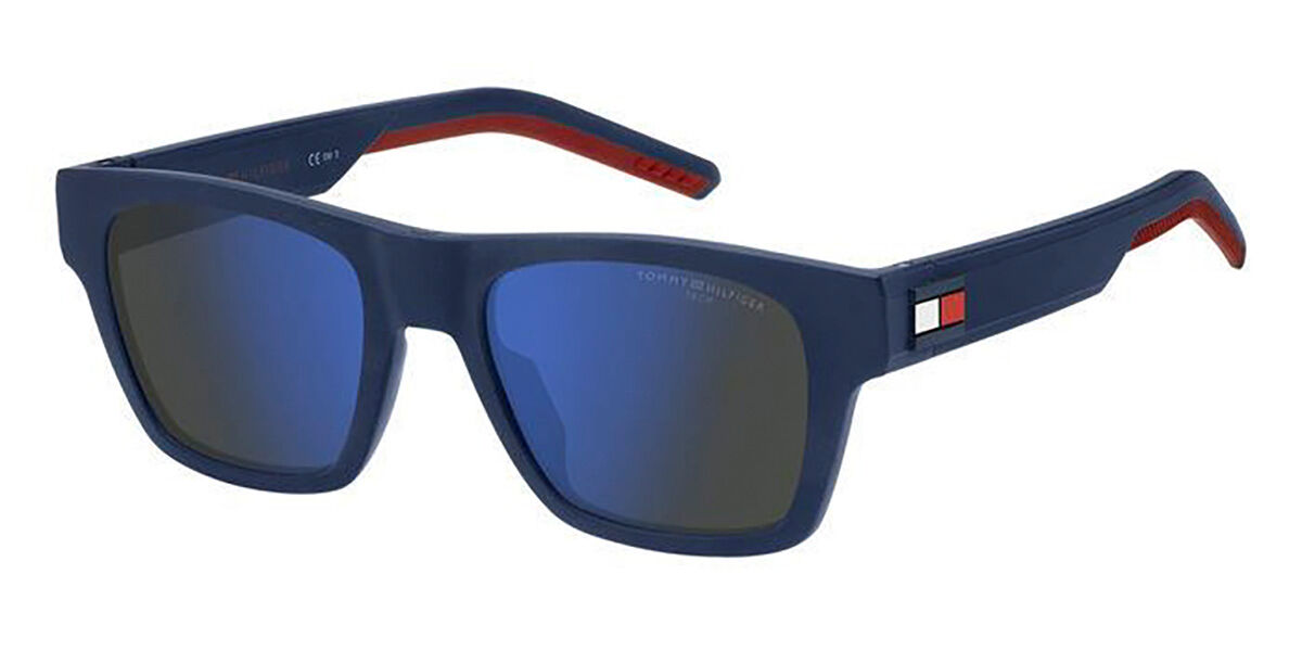 Photos - Sunglasses Tommy Hilfiger TH 1975/S FLL/ZS Men's  Blue Size 