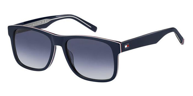 Tommy Hilfiger TH 2073/S PJP/08 Square Blue Sunglasses  display picture 2