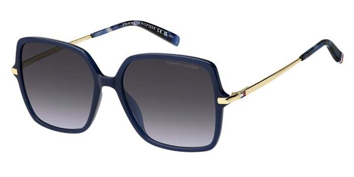 Tommy Hilfiger TH 1880/S JBW/08 Square Blue Sunglasses  display picture 3