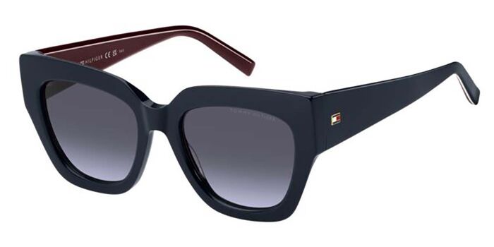 TOMMY HILFIGER TH1880S-JBW08-55 Sunglasses Size 55mm 140mm 18mm bluehav Women Tommy Hilfiger TH 1880/S JBW/08 Square Blue Sunglasses  main image 3
