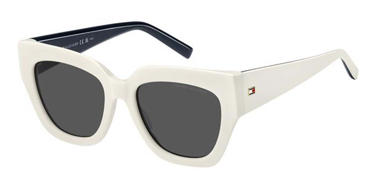 Photos - Sunglasses Tommy Hilfiger TH 2223/S SZJ/IR Women's  White Size 53 