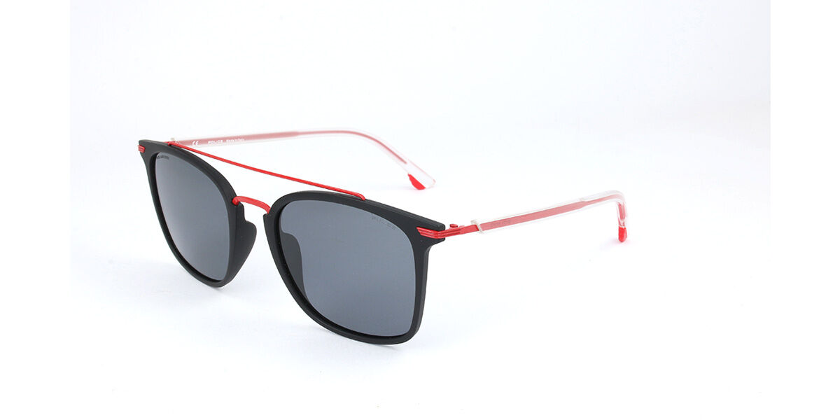 Police Sunglasses SPL655 531N Semi Matte Black Grey 