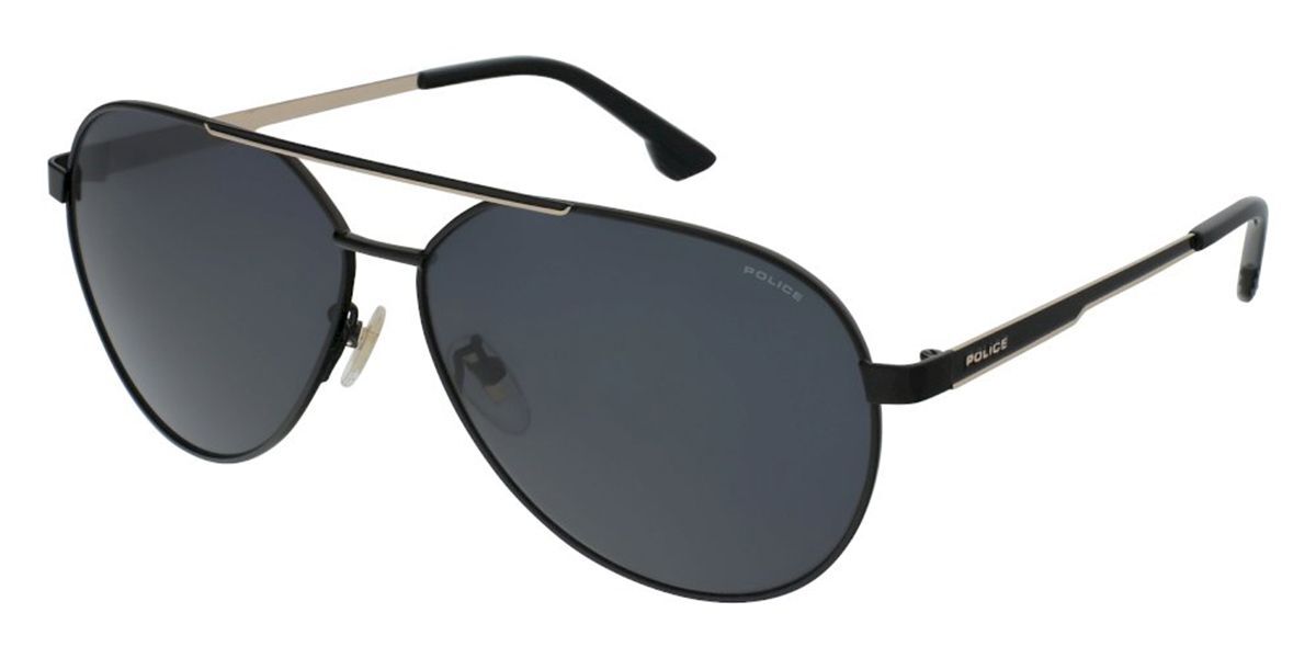 Police SPLB37 SYNTH 2 0304 Sunglasses in Shin Black | SmartBuyGlasses USA