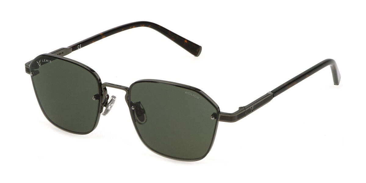 Police SPLE16 0568 Sunglasses Shiny Bachelite Grey | VisionDirect Australia