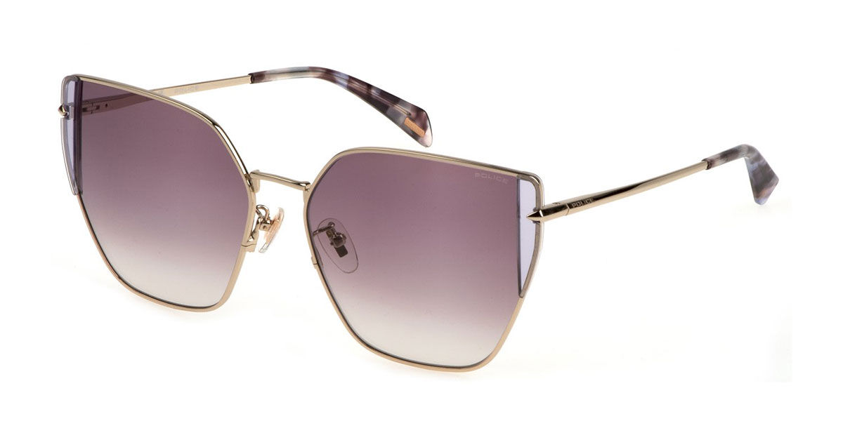 Photos - Sunglasses Police SPLL38 STAGEDIVE 13 594Y Women's  Gold Size 57 