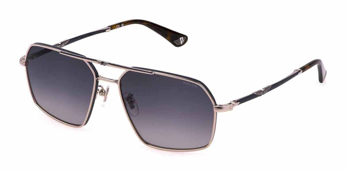 Police SPLL86 ORIGINS CLASSIC 2 0F94 Sunglasses Palladium/Matte Blue ...