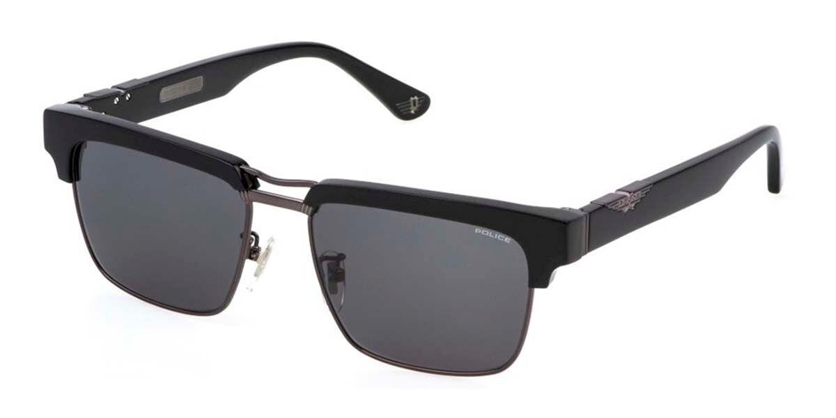 Police SPLP25 ORIGINS 62 0672 Gafas De Sol Para Hombre Negras