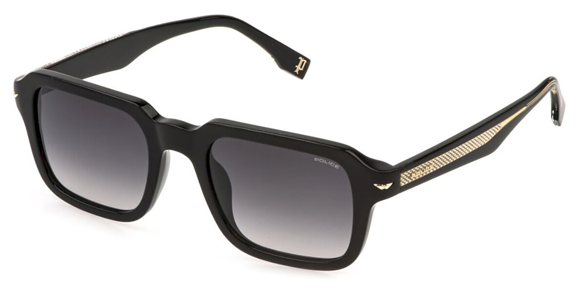 Police SPLN36E CHAMP 10 700J 52 Svarta Solglasögon Män