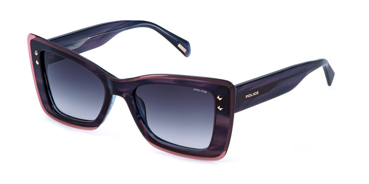Police SPLR97 DAYDREAM 1 09YE 53 Purple Solglasögon Kvinna