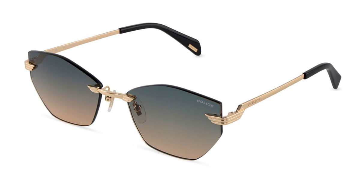 Police SPLU10 Electra 2 300J Goldene Damen Sonnenbrillen