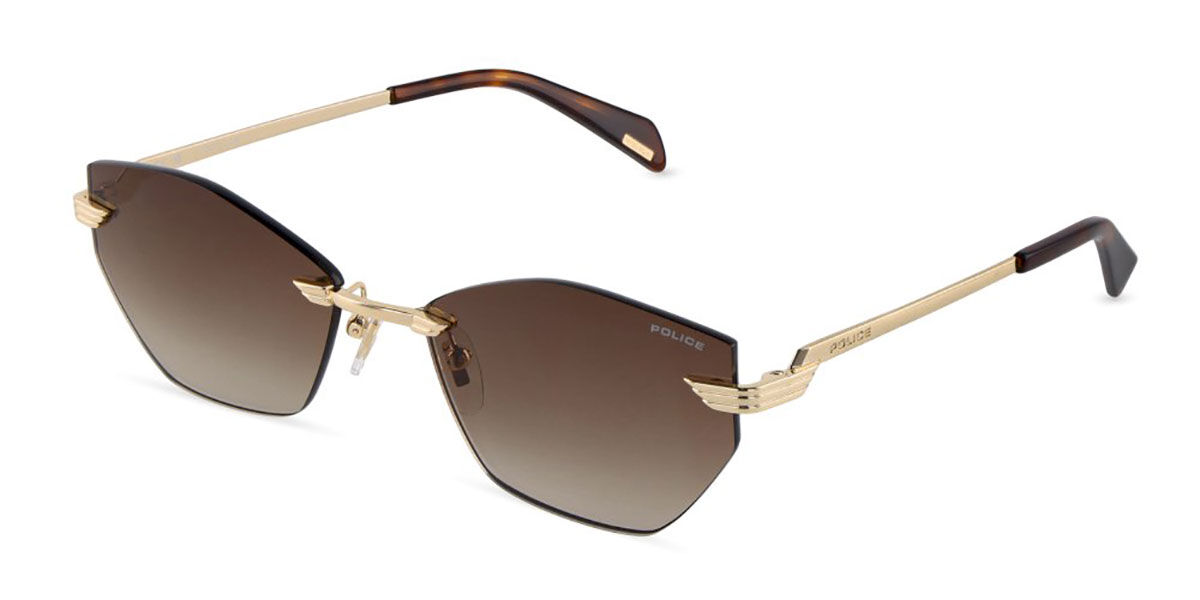 Police SPLU10 Electra 2 300Y Goldene Damen Sonnenbrillen