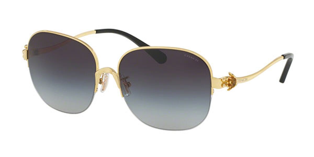 Coach HC7068 929111 Sunglasses in Gold | SmartBuyGlasses USA