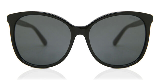 Coach HC8271U L1101 500287 Square Glossy Black Sunglasses 