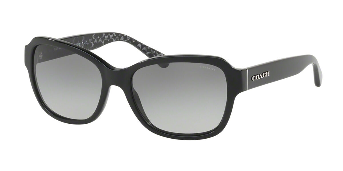 Coach HC8103F Alfie Asian Fit 522611 Sunglasses Black | VisionDirect ...