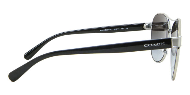 Coach HC7115 L1152 90018G Pilot Silver Sunglasses  display picture 2