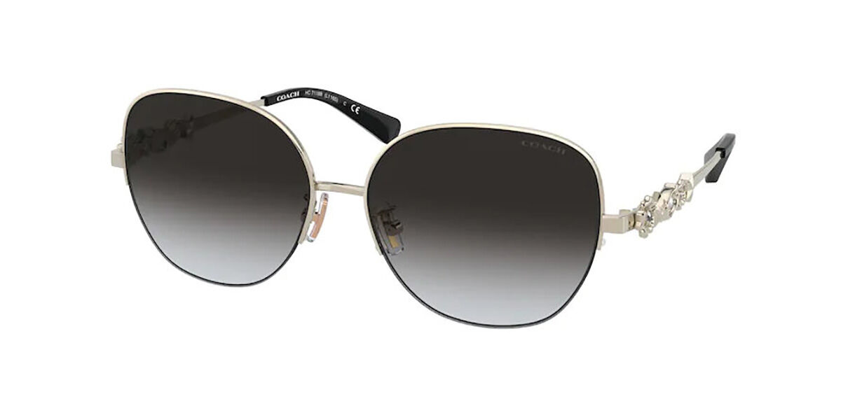 coach gold sunglasses