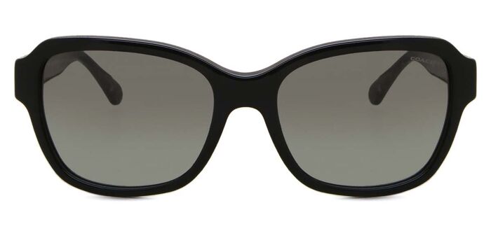 Coach HC8240 551087 Square Black Sunglasses | SmartBuyGlasses US display picture 1