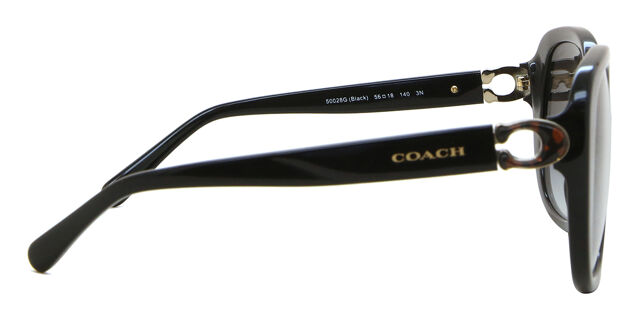 Coach HC8292 L1144 50028G Square Black Sunglasses  display picture 3