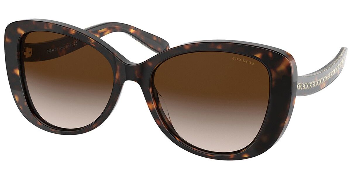 Coach HC8322 51203B Sunglasses Dark Tortoise | VisionDirect Australia