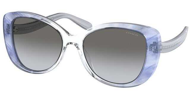 Coach HC8322 C6183 56553C Cat Eye Transparent Blue Ombre  display picture 1