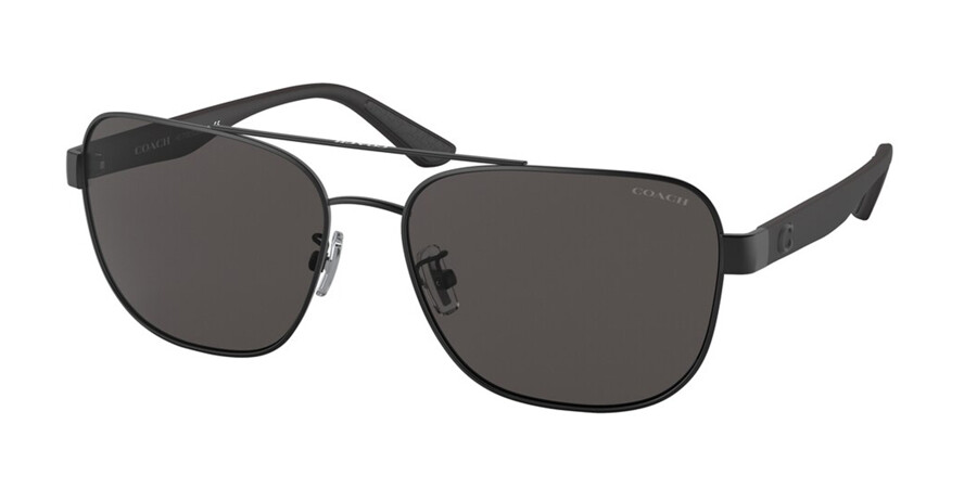 Coach HC7122 939087 Sunglasses Satin Black | SmartBuyGlasses UK