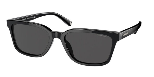 Coach Glossy Black Sunglasses Coach HC8271U L1101 500287 Square Glossy Black Sunglasses  main image 4