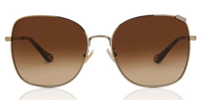 Coach HC7133 C7997 900574 Butterfly Gold Sunglasses  display picture 1