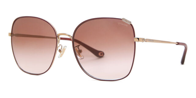 Coach HC8307U -Wine Burgundy Sunglasses. Las mejores ofertas en Gafas de sol Oval Coach Rojo para  main image 3