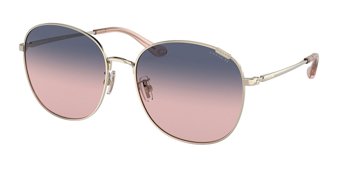 Coach HC7134 C7996 XL (57 - 17) with Brown lenses and Gold