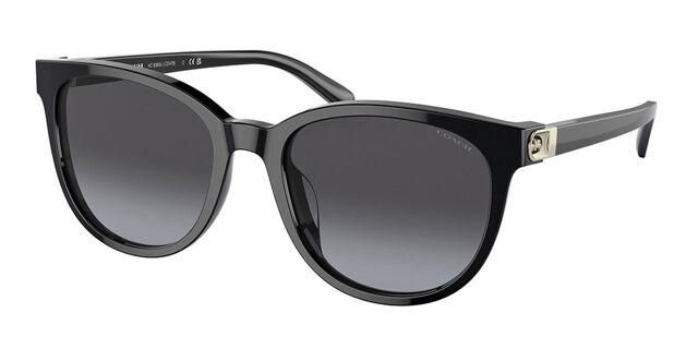 Coach HC8350U CD478 50028G Oval Black Sunglasses  display picture 3