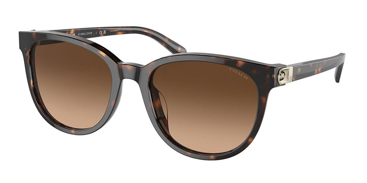 Coach HC8350U 512074 Sunglasses in Dark Tortoise | SmartBuyGlasses USA