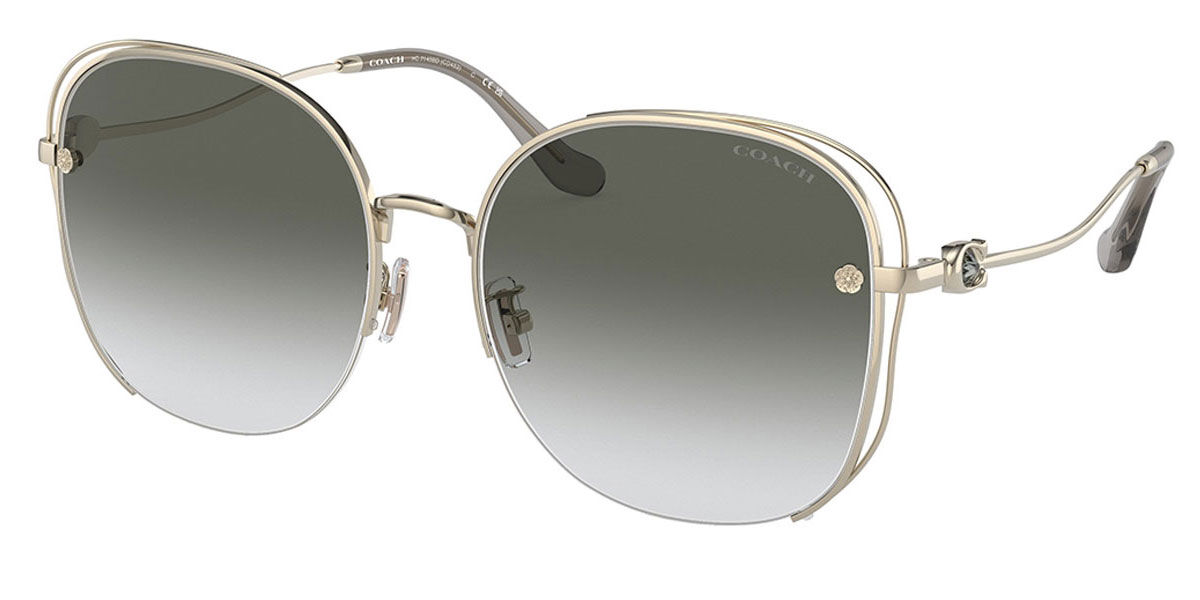Coach HC7145BD CD453 Asian Fit 90058E Sunglasses Light Gold SmartBuyGlasses India