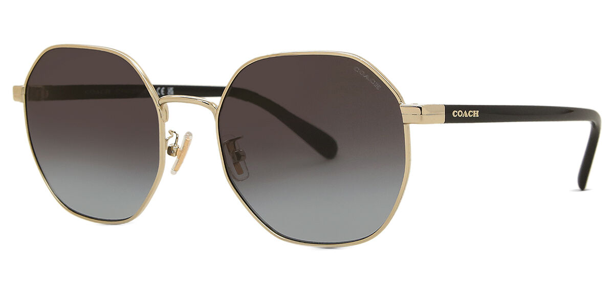 【送料,関税込】 COACHサングラス CH556 HC7147 Amazon.com: Coach HC7147 Sunglasses, Shiny Light Gold/Grey