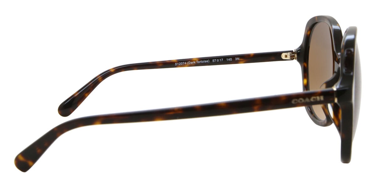 【送料,関税込】 COACHサングラス CH557 HC8360U Coach HC8360U CH557 L (57 - 17) with Brown lenses and Brown