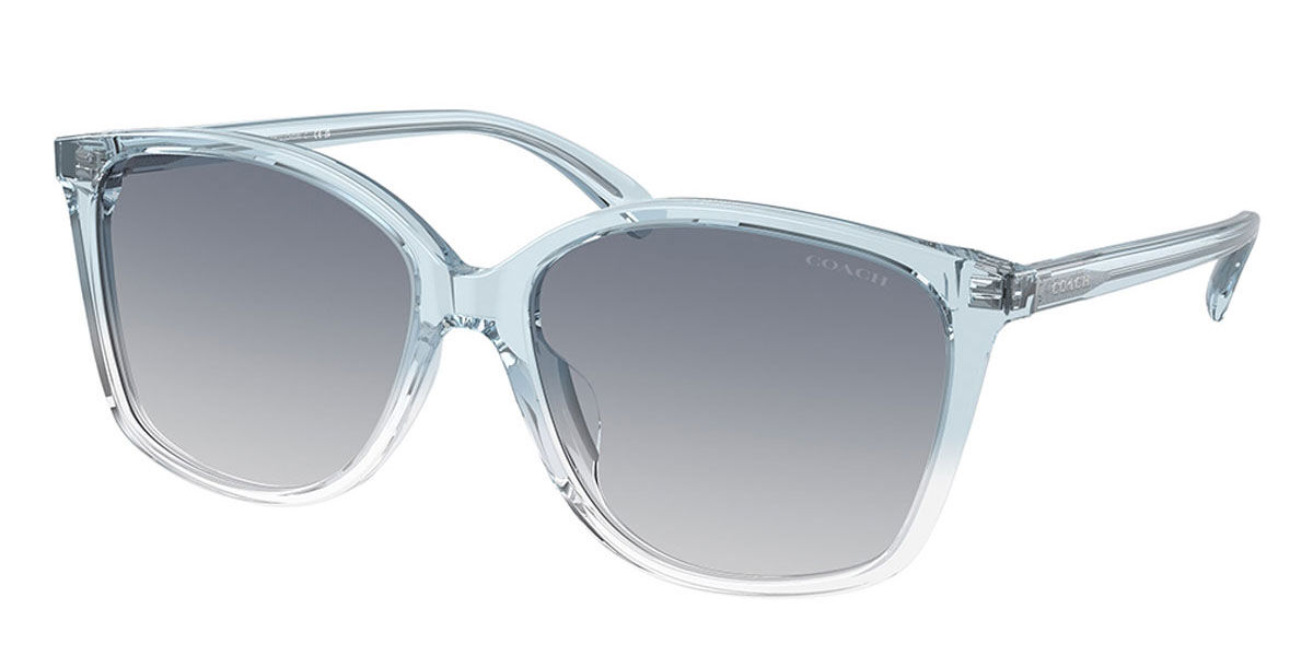 【送料,関税込】 COACHサングラス CH558  HC8361U HC8361U CH558 Asian Fit サングラス Transparent Faded Blue
