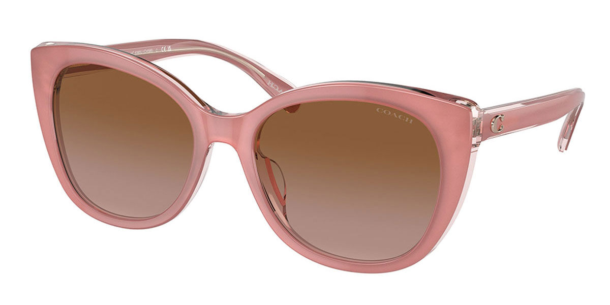 Pink cheap coach sunglasses