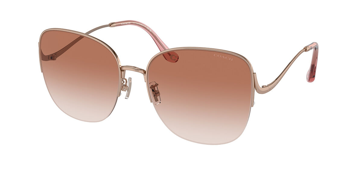 Rose gold coach top sunglasses