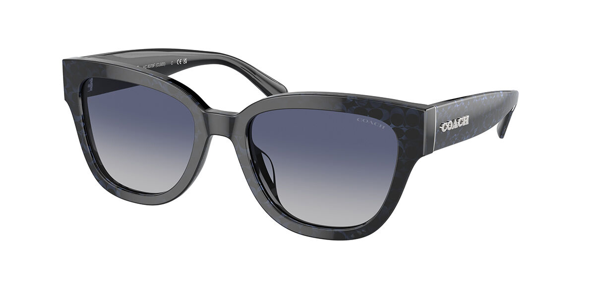 HC8379F CL921 Asian Fit Sunglasses Sapphire Pearl Pattern 