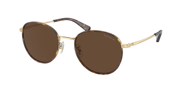 Coach HC7163 CR631 90053G Oval Light Gold/Dark Tortoiseshell  display picture 2